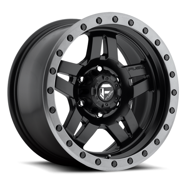 FUEL D557 Matte Black Wheels for 2007-2018 JEEP WRANGLER - 17x8.5 -06 mm - 17" - (2018 2017 2016 2015 2014 2013 2012 2011 2010 2009 2008 2007)