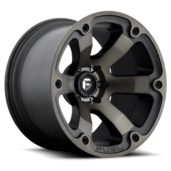 FUEL D564 Black & Machined Wheels for 2007-2018 JEEP WRANGLER - 18x9 01 mm - 18" - (2018 2017 2016 2015 2014 2013 2012 2011 2010 2009 2008 2007)