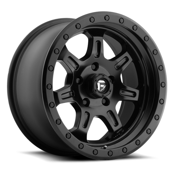 FUEL D572 Matte Black Wheels for 2007-2018 JEEP WRANGLER - 17x8.5 -06 mm - 17" - (2018 2017 2016 2015 2014 2013 2012 2011 2010 2009 2008 2007)