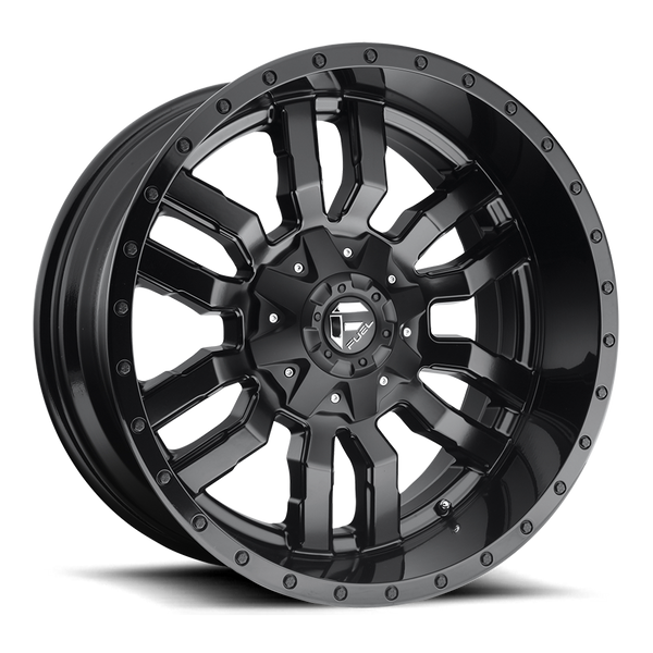 FUEL D596 Matte Black Wheels for 2007-2018 JEEP WRANGLER - 20x9 01 mm - 20" - (2018 2017 2016 2015 2014 2013 2012 2011 2010 2009 2008 2007)