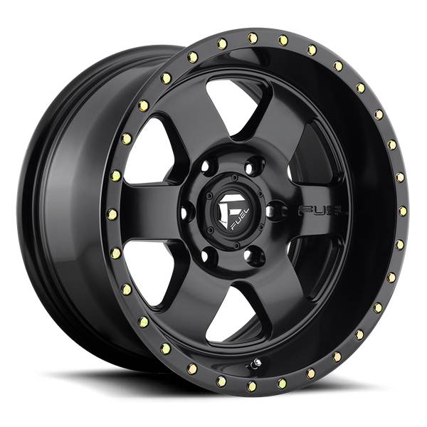 FUEL D618 Matte Black Wheels for 2007-2018 JEEP WRANGLER - 20x9 01 mm - 20" - (2018 2017 2016 2015 2014 2013 2012 2011 2010 2009 2008 2007)