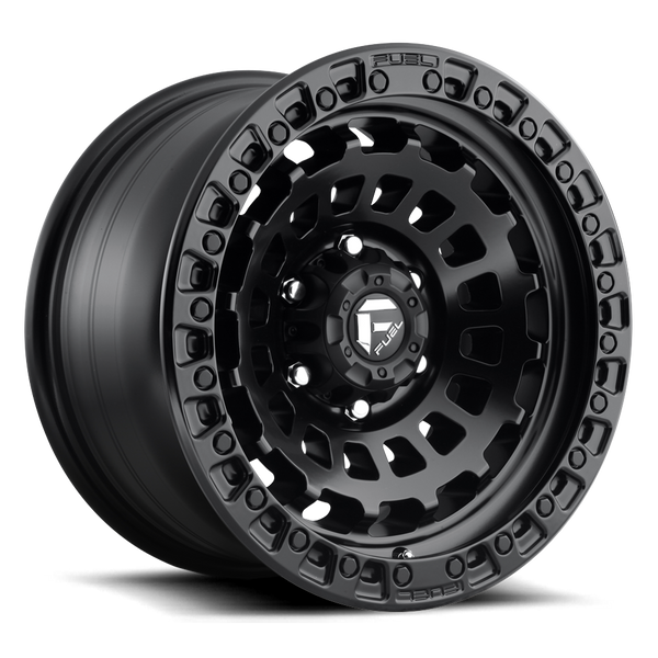 FUEL D633 Matte Black Wheels for 2007-2018 JEEP WRANGLER - 18x9 -12 mm - 18" - (2018 2017 2016 2015 2014 2013 2012 2011 2010 2009 2008 2007)