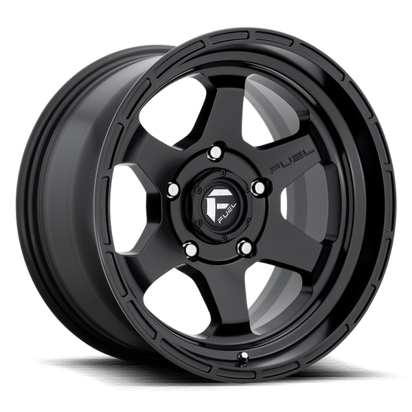 FUEL D664 Matte Black Wheels for 2007-2018 JEEP WRANGLER - 18x9 -12 mm - 18" - (2018 2017 2016 2015 2014 2013 2012 2011 2010 2009 2008 2007)