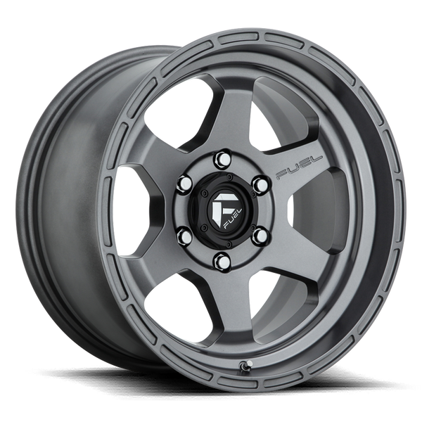 FUEL D665 Matte Gunmetal Wheels for 2007-2018 JEEP WRANGLER - 17x9 01 mm - 17" - (2018 2017 2016 2015 2014 2013 2012 2011 2010 2009 2008 2007)