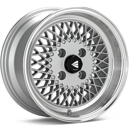 Enkei Enkei92 Silver with Machined Lip Wheels for 1989-1994 PLYMOUTH LASER - 15x7 38 mm - 15" - (1994 1993 1992 1991 1990 1989)