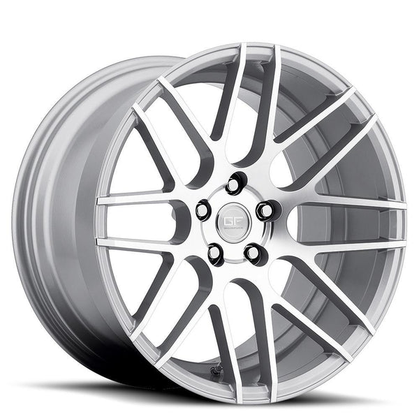 MRR GF7 Silver Machined Face Wheels for 2017-2018 LEXUS GS200T - 19x8.5 35 mm - 19" - (2018 2017)