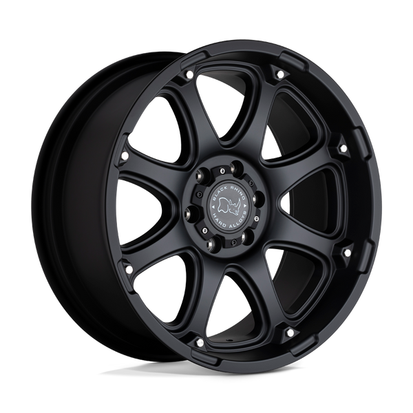 Black Rhino GLAMIS MATTE BLACK Wheels for 2007-2021 FORD EXPEDITION [] - 17X9 12 MM - 17"  - (2021 2020 2019 2018 2017 2016 2015 2014 2013 2012 2011 2010 2009 2008 2007)