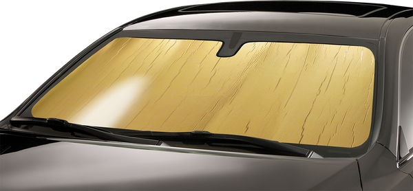 Intro-Tech Automotive Gold Roll Up Window Sun Shade Heat Shield 2019-2018 Ford Expedition Platinum For Models w/Driver Assist For Models w/Driver Assist - [] - FD-907A-G