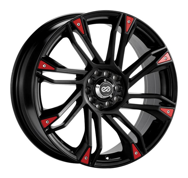 Enkei GW8 Black Paint Wheels for 2021-2022 NISSAN KICKS [5-LUG] - 18x7.5 42 mm - 18"  - (2022 2021)