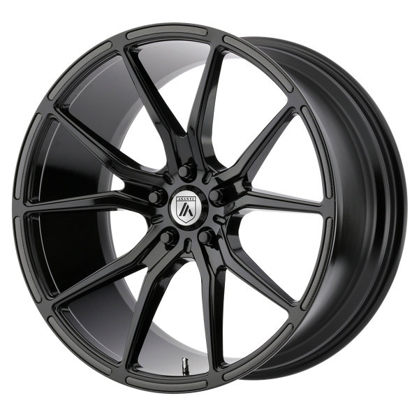 ASANTI VEGA Gloss Black Wheels for 2018-2019 CHRYSLER 300 - 22" x 10.5" 25 mm 22" - (2019 2018)