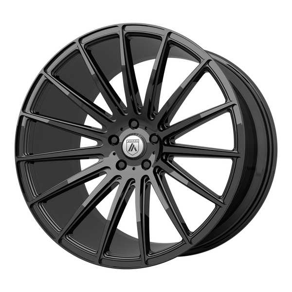 ASANTI POLARIS Gloss Black Wheels for 2001-2007 LEXUS GS430 - 20" x 8.5" 38 mm 20" - (2007 2006 2005 2004 2003 2002 2001)