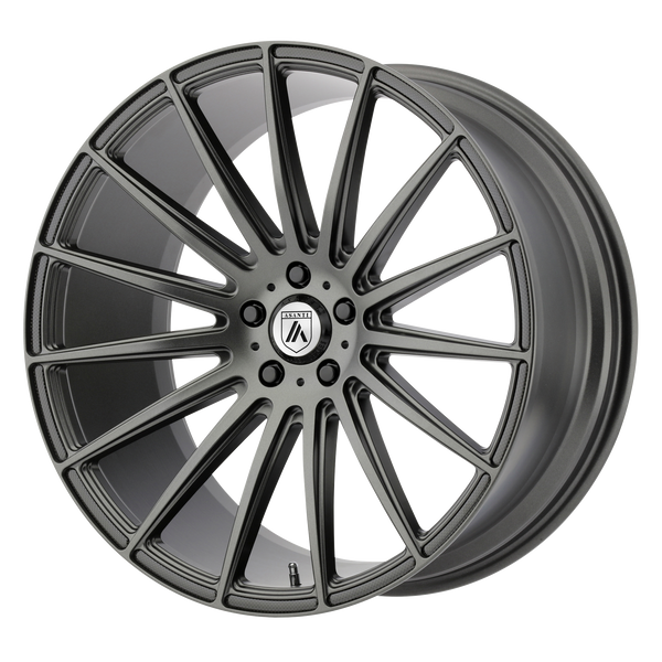ASANTI POLARIS Matte Graphite Wheels for 2019-2019 FORD MUSTANG SHELBY GT350 - 19" x 8.5" 38 mm 19" - (2019)
