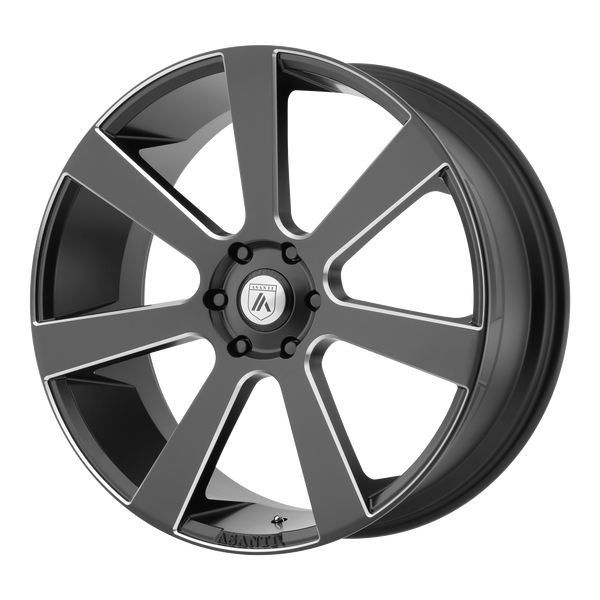 ASANTI APOLLO Satin Black Milled Wheels for 2009-2010 BENTLEY AZURE - 24" x 9" 35 mm 24" - (2010 2009)