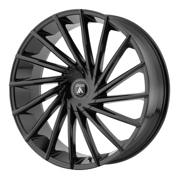 ASANTI MATAR Gloss Black Wheels for 1995-2000 TOYOTA TACOMA - 20" x 8.5" 15 mm 20" - (2000 1999 1998 1997 1996 1995)