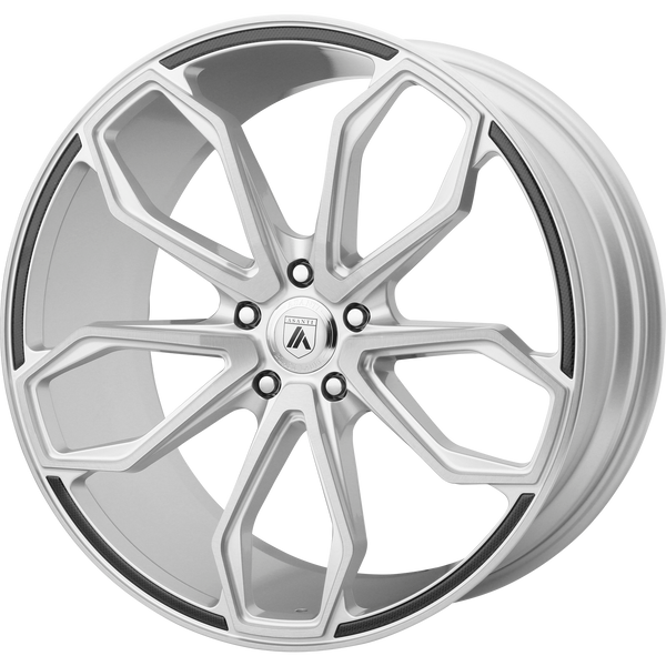 ASANTI ATHENA Brushed Silver Wheels for 2003-2011 LINCOLN TOWN CAR - 20" x 8.5" 38 mm 20" - (2011 2010 2009 2008 2007 2006 2005 2004 2003)