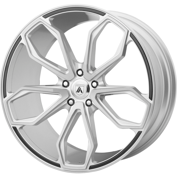 ASANTI ATHENA Brushed Silver Wheels for 2017-2019 HONDA RIDGELINE LIFTED ONLY - 20" x 10" 40 mm 20" - (2019 2018 2017)