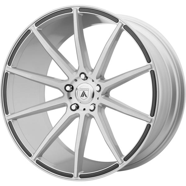 ASANTI ARIES Brushed Silver Wheels for 2003-2003 LINCOLN TOWN CAR - 20" x 10" 40 mm 20" - (2003)