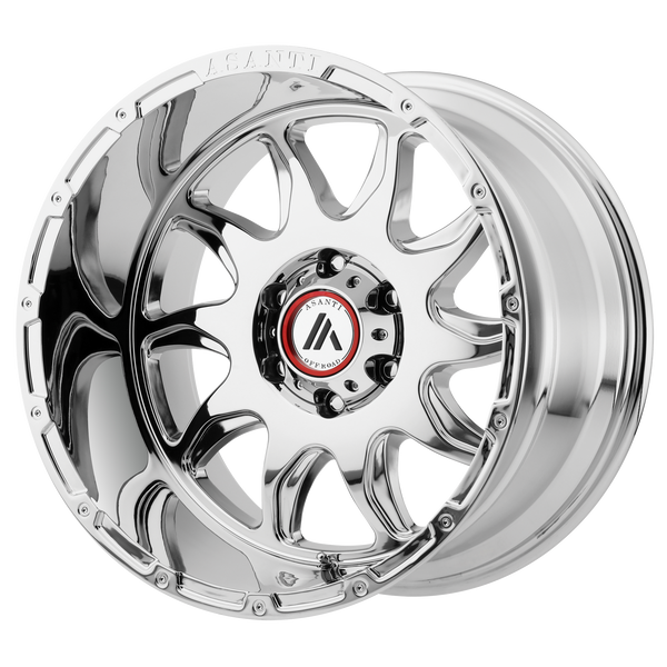 ASANTI BALLISTIC Chrome Wheels for 2015-2018 GMC SIERRA 3500 HD - 20" x 9" 18 mm 20" - (2018 2017 2016 2015)