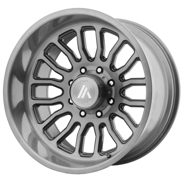 ASANTI WORKHORSE Titanium-Brushed Wheels for 2007-2010 GMC SIERRA 3500 HD LIFTED ONLY - 20" x 12" -40 mm 20" - (2010 2009 2008 2007)