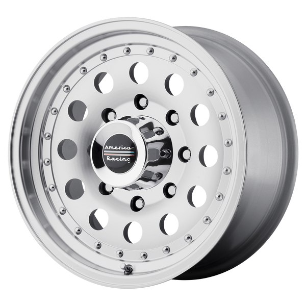 AMERICAN RACING OUTLAW II Machined Wheels for 2009-2010 HUMMER H3T LIFTED ONLY - 17" x 8" 0 mm 17" - (2010 2009)