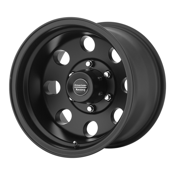 AMERICAN RACING BAJA Satin Black Wheels for 1987-1992 FORD F-250 - 17" x 9" -12 mm 17" - (1992 1991 1990 1989 1988 1987)