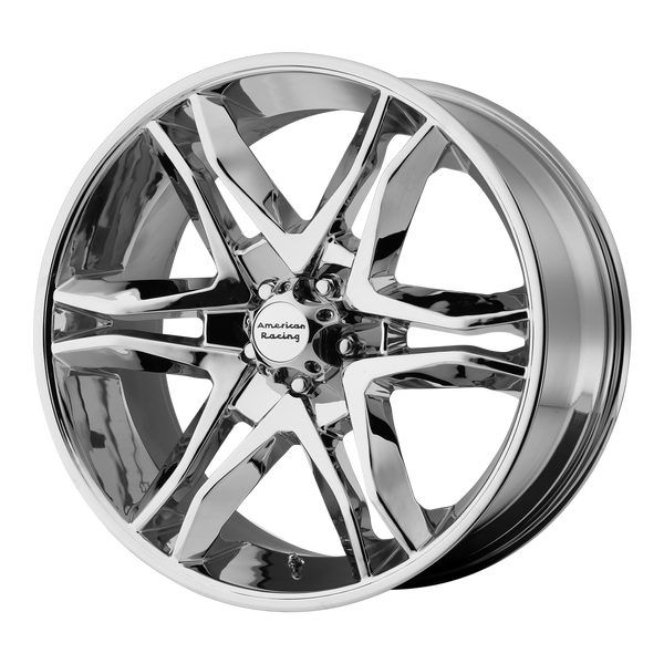 AMERICAN RACING MAINLINE Chrome Wheels for 2000-2006 TOYOTA TUNDRA LIFTED ONLY - 17" x 8" 0 mm 17" - (2006 2005 2004 2003 2002 2001 2000)