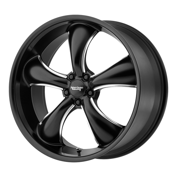 AMERICAN RACING TT60 Satin Black Milled Wheels for 2014-2014 ACURA RLX - 22" x 11" 38 mm 22" - (2014)