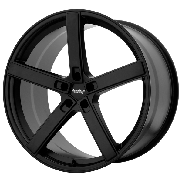 AMERICAN RACING BLOCKHEAD Satin Black Wheels for 2014-2018 ACURA RLX - 22" x 10.5" 40 mm 22" - (2018 2017 2016 2015 2014)