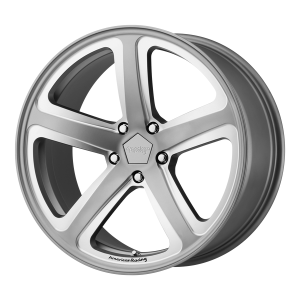 AMERICAN RACING HOT LAP Satin Gray Milled Wheels for 1999-2001 BMW 740I - 20" x 9" 25 mm 20" - (2001 2000 1999)