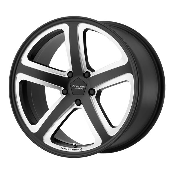 AMERICAN RACING HOT LAP Satin Black Milled Wheels for 1991-1993 ACURA LEGEND - 18" x 8" 38 mm 18" - (1993 1992 1991)