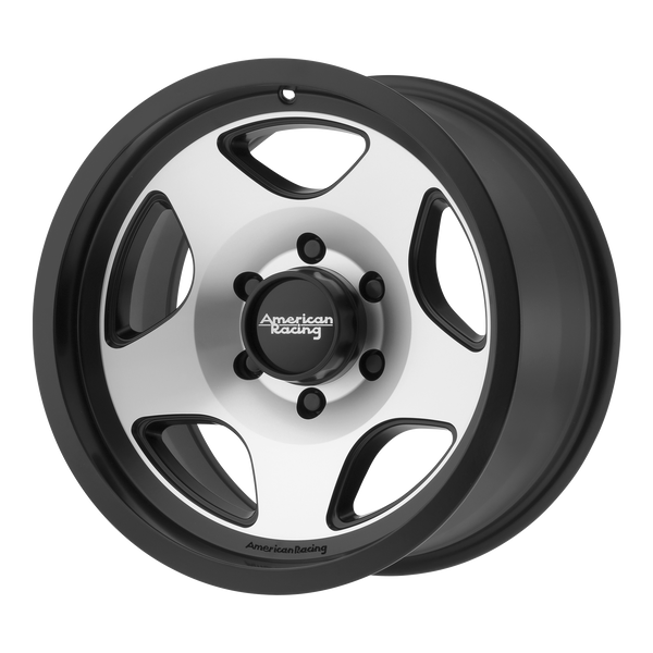 AMERICAN RACING MOD 12 Satin Black Machined Wheels for 2003-2005 FORD EXCURSION - 17" x 9" 18 mm 17" - (2005 2004 2003)