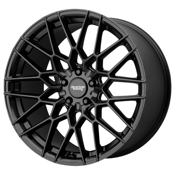 AMERICAN RACING BARRAGE Satin Black Wheels for 2007-2015 LINCOLN MKX - 20" x 10.5" 35 mm 20" - (2015 2014 2013 2012 2011 2010 2009 2008 2007)