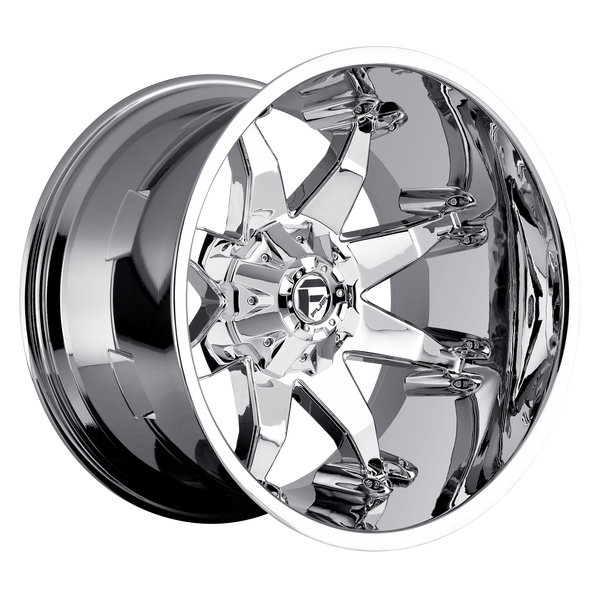 FUEL OCTANE CHROME PLATED Wheels for 1987-1997 FORD F-250 LIFTED ONLY - 20x12 -44 mm 20" - (1997 1996 1995 1994 1993 1992 1991 1990 1989 1988 1987)