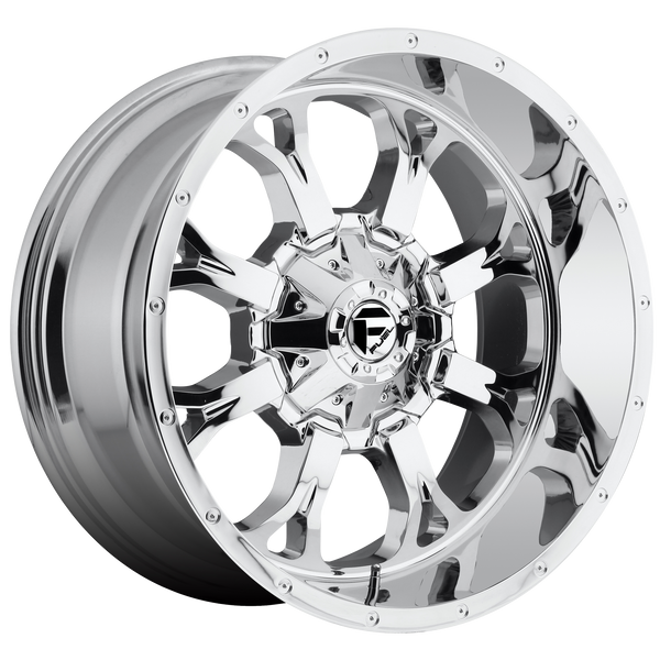 FUEL KRANK CHROME PLATED Wheels for 1995-2000 TOYOTA TACOMA - 17x9 20 mm 17" - (2000 1999 1998 1997 1996 1995)