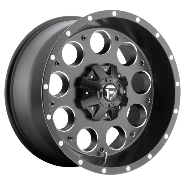 FUEL REVOLVER MATTE BLACK MILLED Wheels for 2017-2018 TOYOTA TACOMA - 20x9 1 mm 20" - (2018 2017)