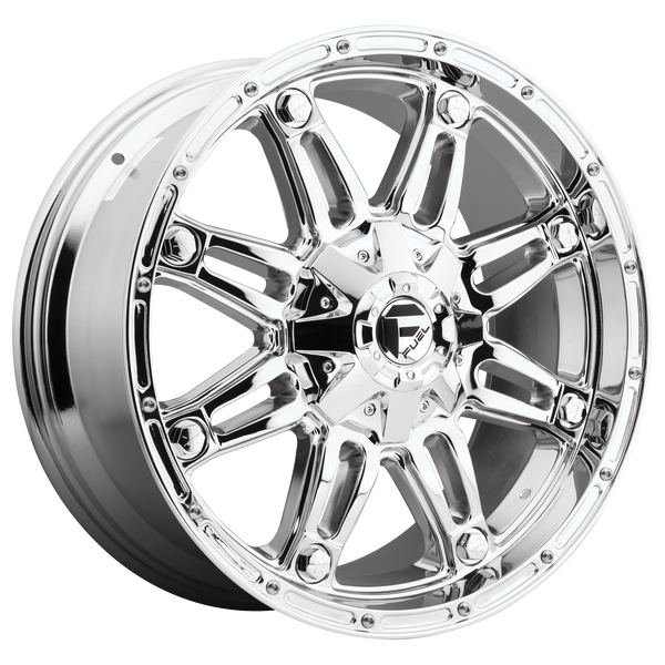 FUEL HOSTAGE CHROME PLATED Wheels for 1993-1996 FORD F-250 - 17x9 1 mm 17" - (1996 1995 1994 1993)