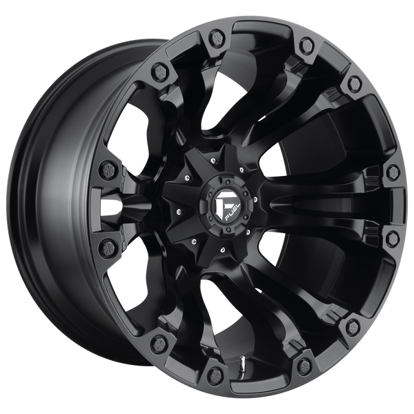 FUEL VAPOR MATTE BLACK Wheels for 2018-2019 GMC SIERRA 3500 HD - 18x9 20 mm 18" - (2019 2018)