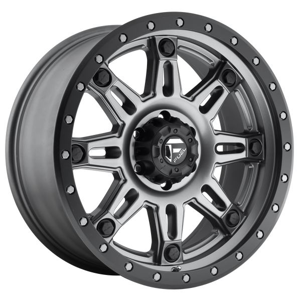 FUEL HOSTAGE III MATTE GUN METAL BLACK BEAD RING Wheels for 2009-2010 HUMMER H3T LIFTED ONLY - 20x9 1 mm 20" - (2010 2009)