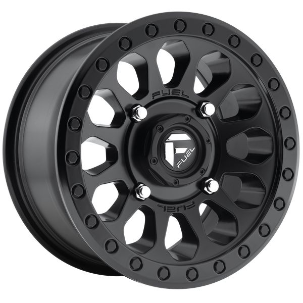 FUEL VECOR MATTE BLACK Wheels for 2015-2019 CHEVROLET COLORADO - 17x8.5 7 mm 17" - (2019 2018 2017 2016 2015)