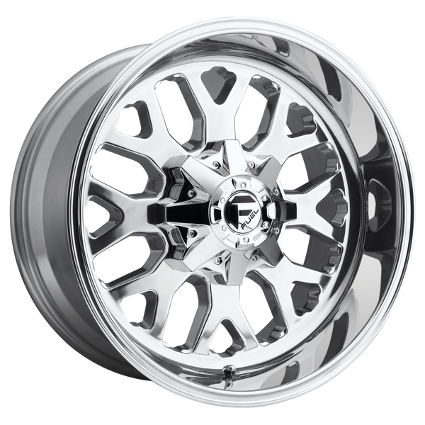 FUEL TITAN HIGH LUSTER POLISHED Wheels for 2011-2019 GMC SIERRA 3500 HD LIFTED ONLY - 20x9 1 mm 20" - (2019 2018 2017 2016 2015 2014 2013 2012 2011)