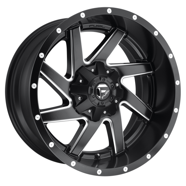 FUEL RENEGADE MATTE BLACK MILLED Wheels for 2017-2018 TOYOTA TACOMA - 20x9 20 mm 20" - (2018 2017)
