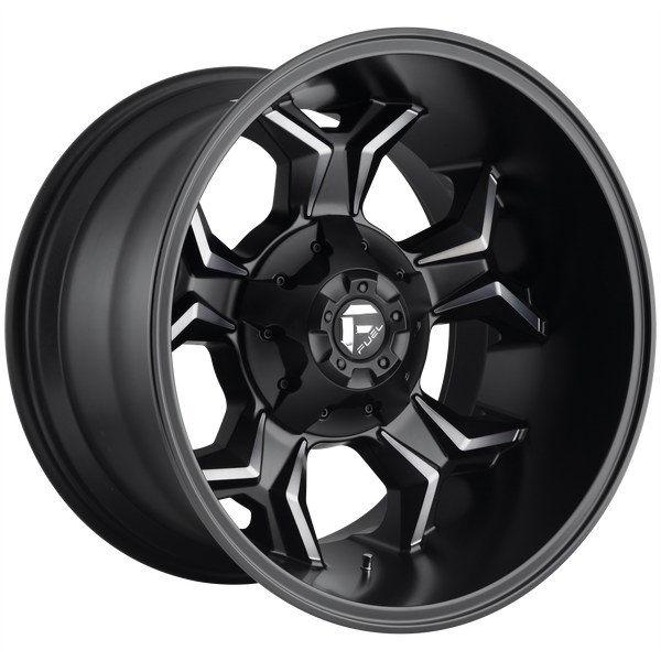 FUEL AVENGER MATTE BLACK DOUBLE DARK TINT Wheels for 2011-2019 GMC SIERRA 3500 HD LIFTED ONLY - 20x12 -44 mm 20" - (2019 2018 2017 2016 2015 2014 2013 2012 2011)