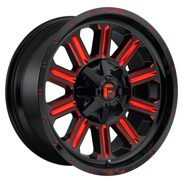 FUEL HARDLINE GLOSS BLACK RED TINTED CLEAR Wheels for 1996-1999 ACURA SLX - 20x9 20 mm 20" - (1999 1998 1997 1996)