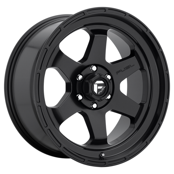 FUEL SHOK MATTE BLACK Wheels for 2010-2014 FORD F-150 SVT RAPTOR - 17x9 1 mm 17" - (2014 2013 2012 2011 2010)