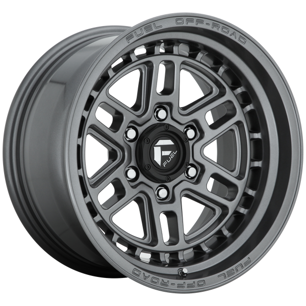 FUEL NITRO MATTE GUN METAL Wheels for 2009-2010 HUMMER H3T LIFTED ONLY - 17x9 -12 mm 17" - (2010 2009)