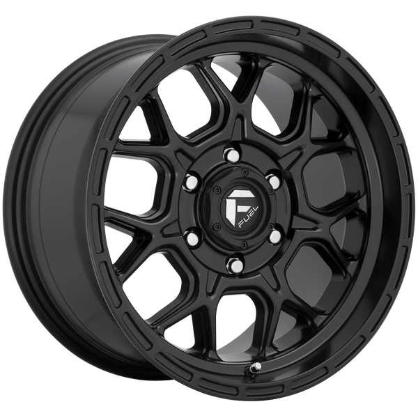 FUEL TECH MATTE BLACK Wheels for 2016-2018 TOYOTA TACOMA - 20x9 1 mm 20" - (2018 2017 2016)