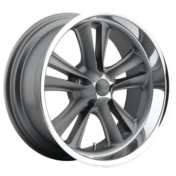 FOOSE KNUCKLE MATTE GUN METAL MACHINED Wheels for 2007-2010 FORD EXPLORER SPORT TRAC LIFTED ONLY - 18x9.5 1 mm 18" - (2010 2009 2008 2007)