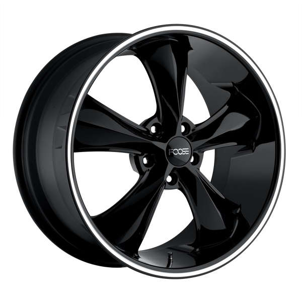 FOOSE LEGEND GLOSS BLACK MILLED Wheels for 2019-2019 DODGE CHALLENGER SRT HELLCAT - 20x10 20 mm 20" - (2019)