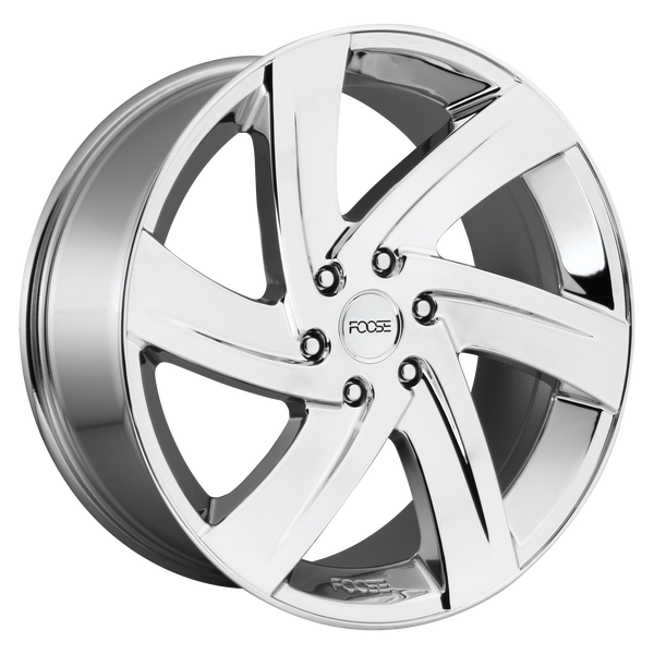 FOOSE BODINE CHROME PLATED Wheels for 2007-2013 CHEVROLET AVALANCHE LIFTED ONLY - 22x9.5 25 mm 22" - (2013 2012 2011 2010 2009 2008 2007)