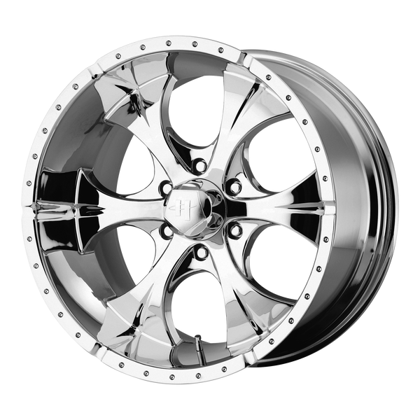 HELO MAXX Chrome Wheels for 1998-2002 HONDA PASSPORT - 17x9 18 mm 17" - (2002 2001 2000 1999 1998)